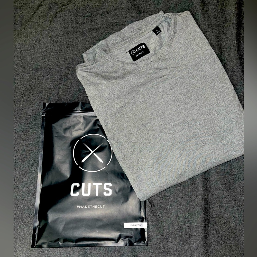 Cuts clothing, long sleeve shirt. Never used